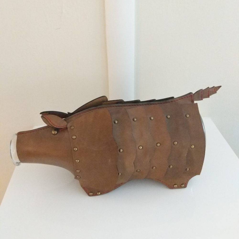 Anthropologie Armadillo (Leather wrapped bottle)